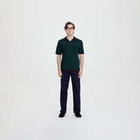 U.S. Polo Assn. Men’s Regular Fit Interlock Polo Shirt เสื้อโปโล สี Green